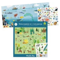 Abziehbilder - Meer und Wildnis