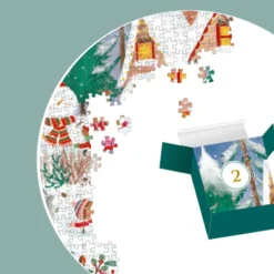Adventskalender Puzzle - Weihnachten, 500 Teile