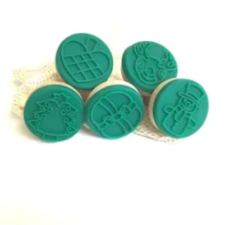 Ailefo Knetgummi - Stempel, Weihnachten 5 Stk.
