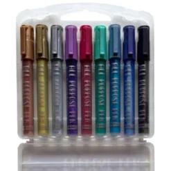 Allround Acrylfilzstifte - Metallic, 9 Stk.