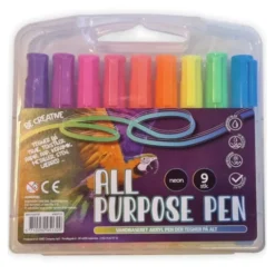 Allround Acrylfilzstifte - Neon, 9 Stk.