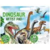 A3-Malbuch mit Stickern - Dinosaurier