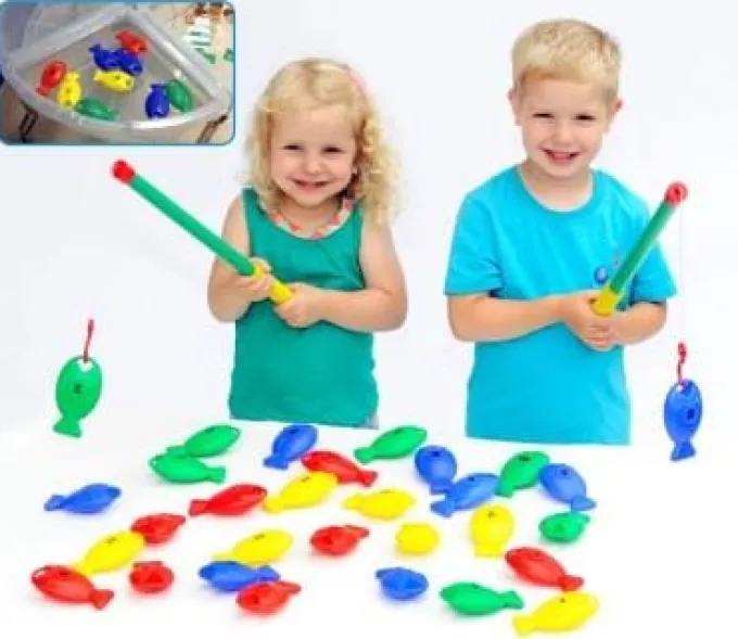 Angelspiel Fisch nach Zahlen 1-30
