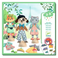 Anziehpuppen mit Stickern – Bonjour Paris