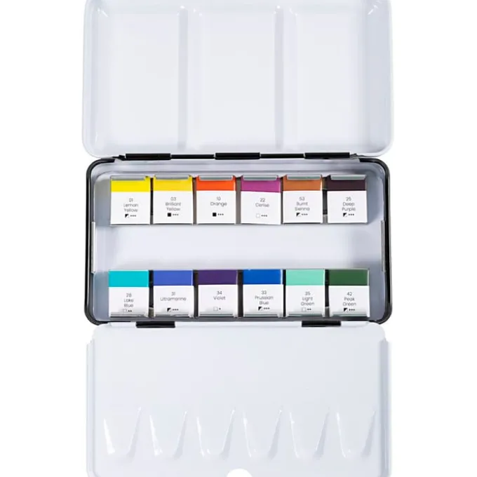 Aquarellkasten Art Aqua - Mix, 12 Farben