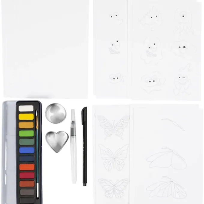 Aquarell-Set für Kinder & Anfänger