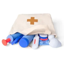 Arzt-Spielset aus Silikon, 9-tlg.
