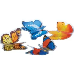 Aufkleber 3D - Schmetterlinge, 1 Bogen