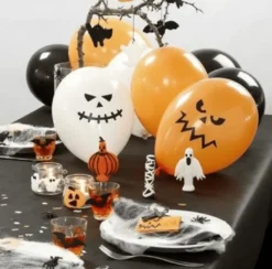 Aufkleber - Halloween-Gesichter, 1 Bogen