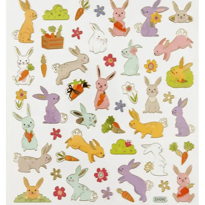 Aufkleber - Osterhase, 1 Bogen