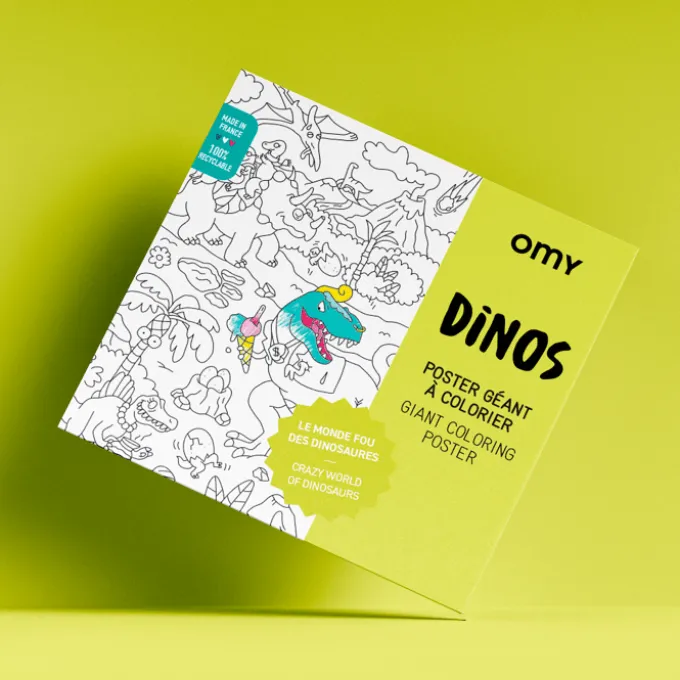 Ausmalposter - Dinosaurier