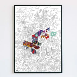 Ausmalposter - Grusel & Grauen