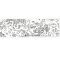 Ausmalposter 1,5 Meter – Gartenleben