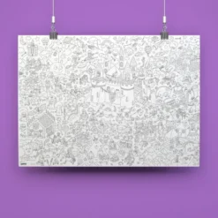 Ausmalposter - Märchenwelt