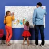 Ausmalposter XXL - Fantasiewelt