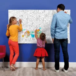 Ausmalposter XXL - Fantasiewelt