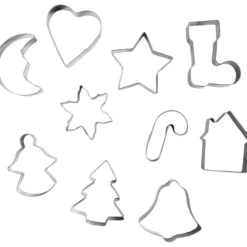 Ausstechformen - Weihnachtsmotive, 10 Stk.