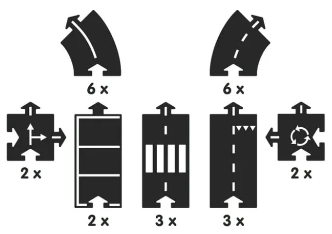 Autobahn Highway - 24 Teile