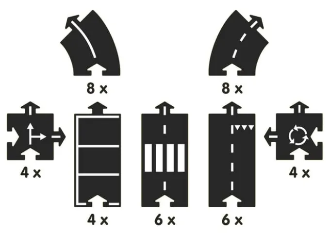Autobahn Megaset - 40 Teile