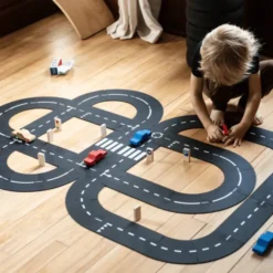 Autorennbahn-Zubehör – Verkehrsschilder, 8 Stk.