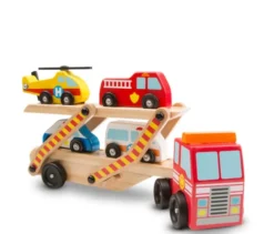 Autotransporter - mit Rettungsfahrzeugen