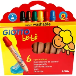 Babybuntstifte - verschiedene Farben, 6 Stk.