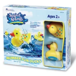 Badeenten mit Zahlen - 10 Stk.