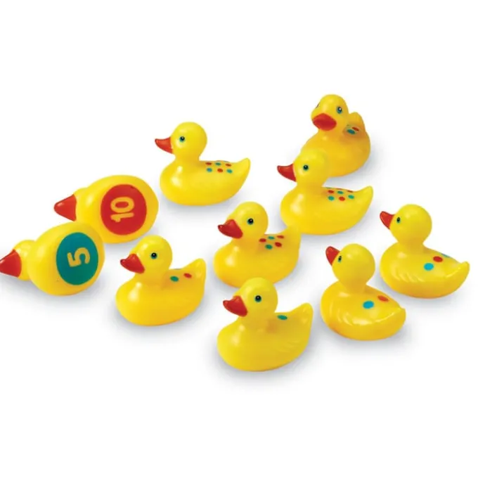 Badeenten mit Zahlen - 10 Stk.