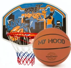 Basketballkorb auf Brett mit Ball - My Hood