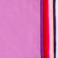 Bastelfilz A4 - lila/pink, 10 Stk.