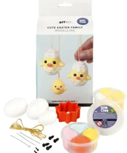 Bastel Osterküken zum Aufhängen
