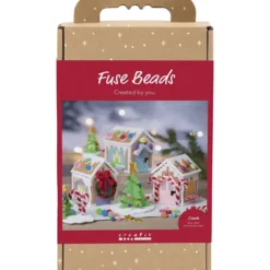 Bastelset Lebkuchenhäuser aus Bügelperlen