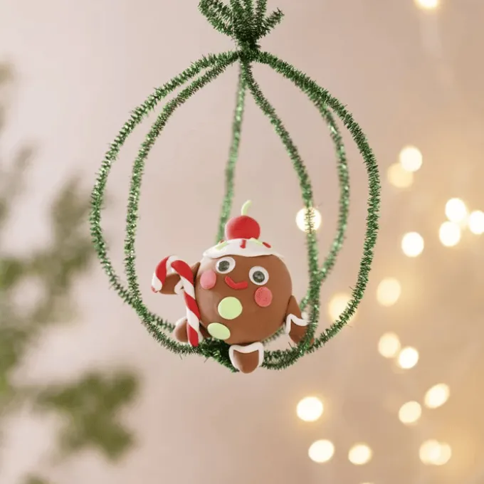 Bastelset - Lebkuchenmann Weihnachtsdeko