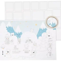 Bastle einen Adventskalender - m. Motiv, 3 Stk.