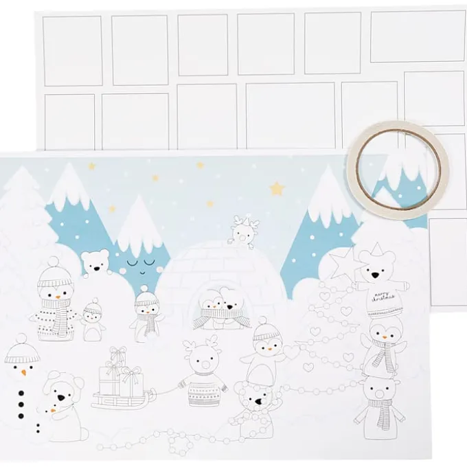 Bastle einen Adventskalender - m. Motiv, 3 Stk.