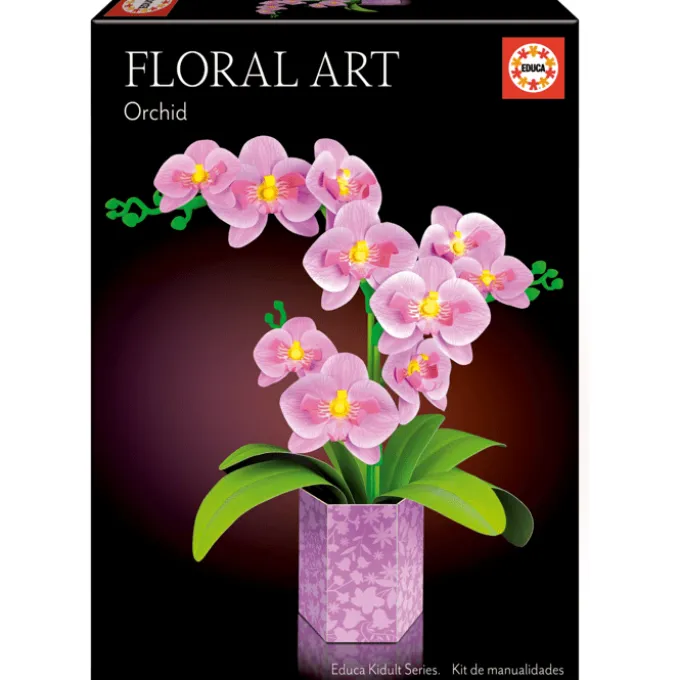 Baue eine Blume (Papier) - Orchidee