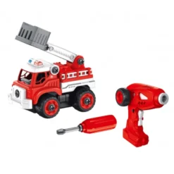 Bauen & Fahren – Feuerwehrauto mit Fernbedienung
