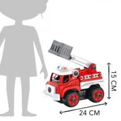 Bauen & Fahren – Feuerwehrauto mit Fernbedienung