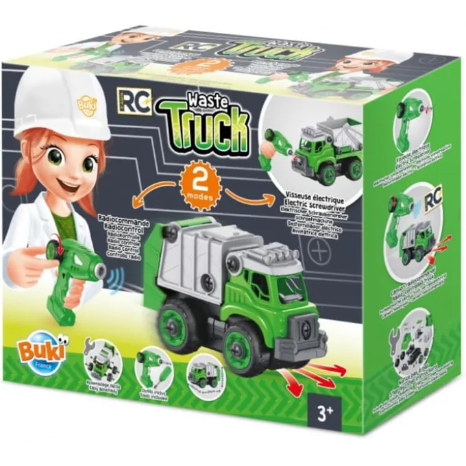 Bauen & Fahren – Müllwagen mit Fernbedienung