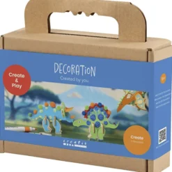 Bauen & malen – Dinosaurier, 3 Stk.