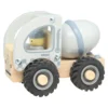 Betonmischer mit Gummirädern - H: 9,5 cm
