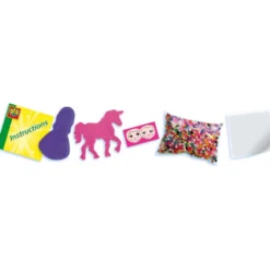 Bügelperlen Einhorn und Prinzessin - 2100 Stk.