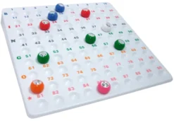 Bingo mit Trommel und 90 Kugeln