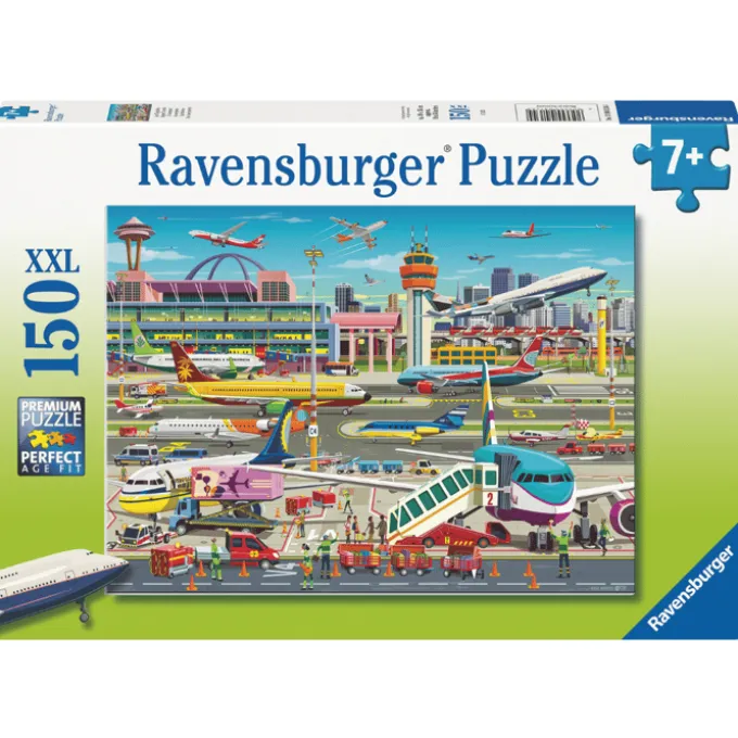 Bodenpuzzle mit 150 Teilen – Am Flughafen