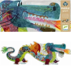Bodenpuzzle mit 58 Teilen – Drache Leon