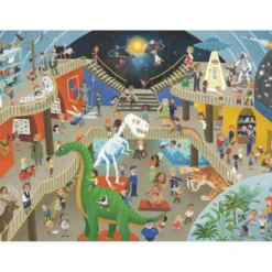 Bodenpuzzle mit 200 Teilen – Naturmuseum