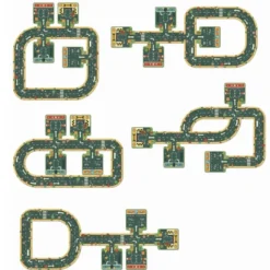 Bodenpuzzle mit 21 Teilen – Straßen