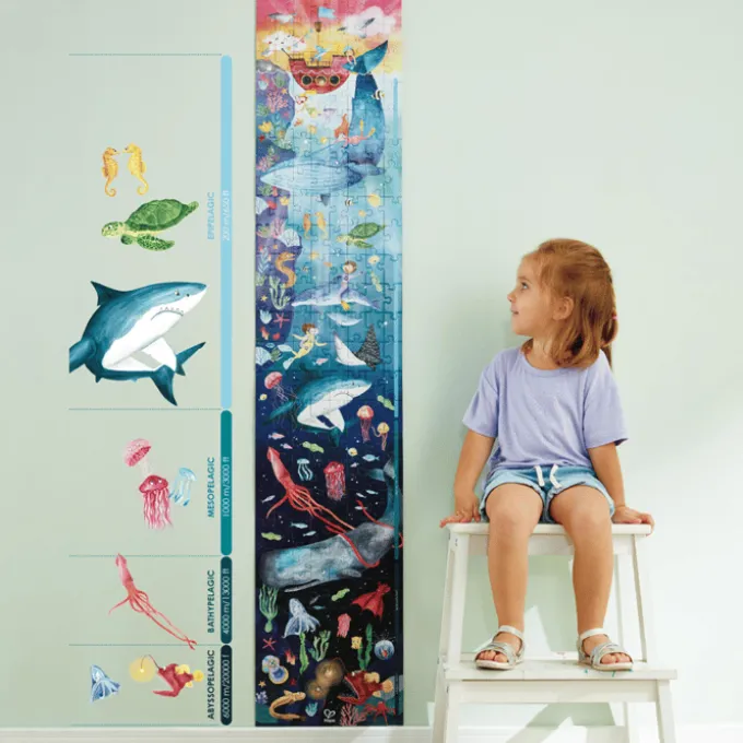 Bodenpuzzle mit 200 Teilen - Unter dem Meer