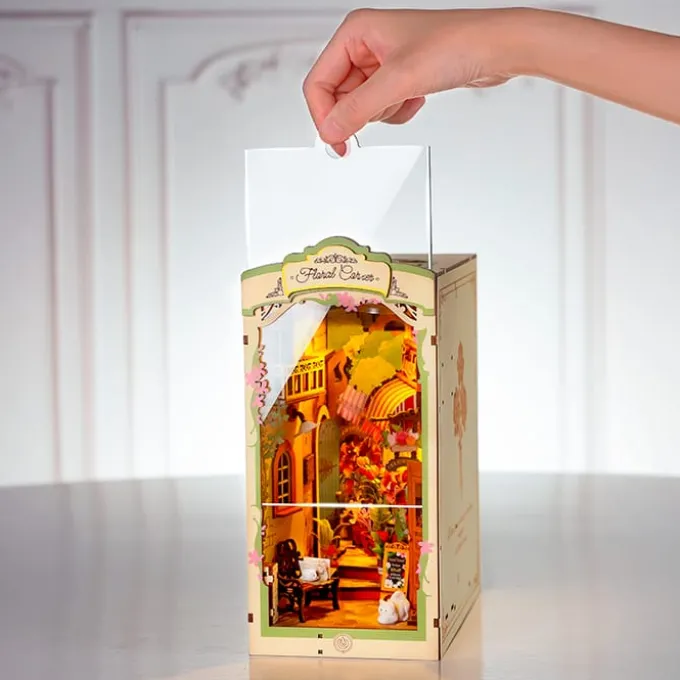 Book Nook Bausatz – Blumige Ecke