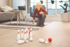 Bowlingspiel aus Birkenholz
